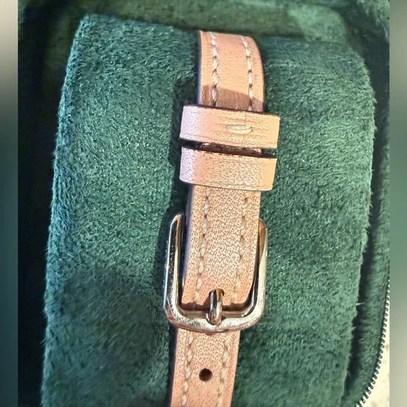 Coach Cadie Watch with Blush Pink Strap and Tea Rose Motifs - Picture 6 of 8